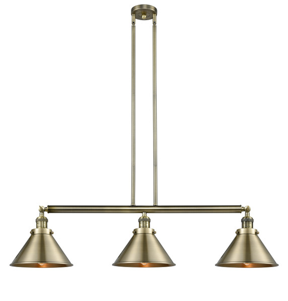 Linear/Island 3 Light Bar by Innovations ( 405 | 213-AB-M10-AB Franklin Restoration ) 