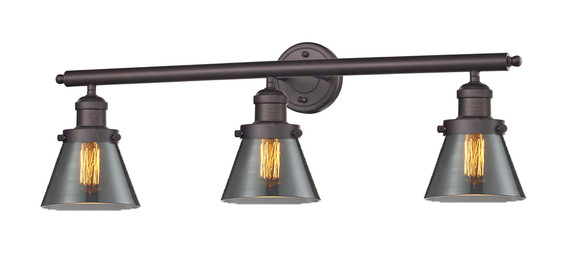 Bathroom Fixtures Three Lights by Innovations ( 405 | 205-OB-G63 Franklin Restoration ) 