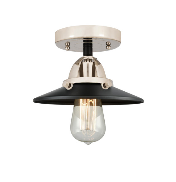 Semi-Flush Mts. Glass Down by Innovations ( 405 | 288-1C-BPN-M6-BK-LED Nouveau 2 ) 