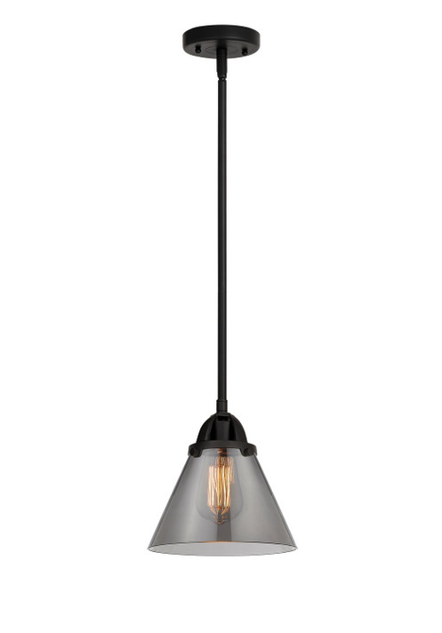 Mini Pendants Glass Down by Innovations ( 405 | 288-1S-BK-G43-LED Nouveau 2 ) 