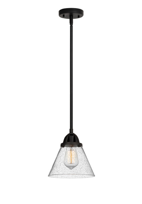 Mini Pendants Glass Down by Innovations ( 405 | 288-1S-BK-G44-LED Nouveau 2 ) 