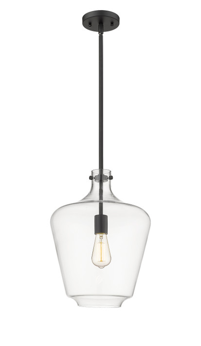 Pendants Glass Down by Innovations ( 405 | 493-1S-BK-G502-12 Norwalk ) 