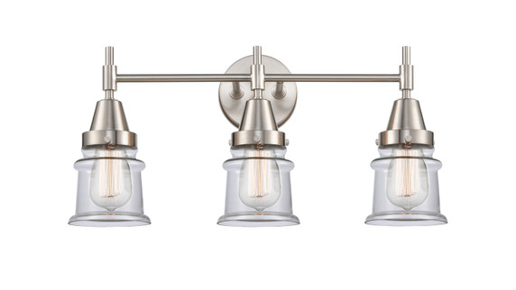 Bathroom Fixtures Three Lights by Innovations ( 405 | 447-3W-SN-G182S-LED Caden ) 