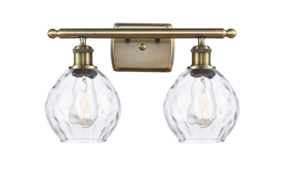 Bathroom Fixtures Two Lights by Innovations ( 405 | 516-2W-AB-G362 Ballston ) 