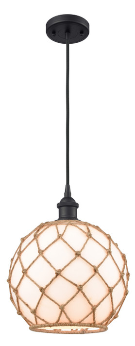 Pendants Glass Down by Innovations ( 405 | 516-1P-BK-G121-10RB Ballston ) 