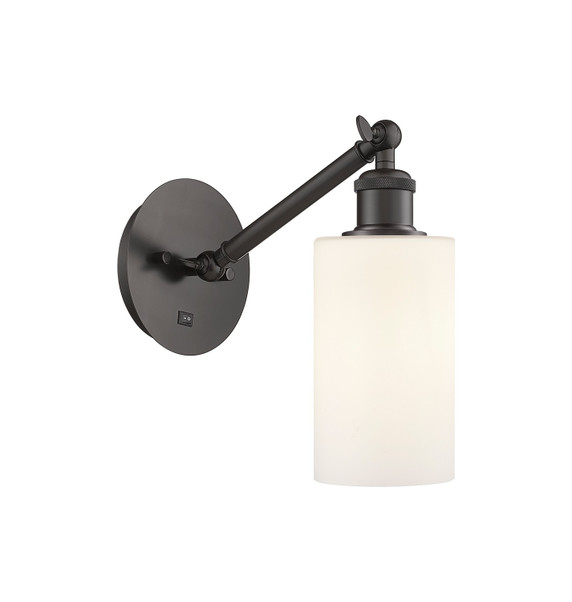 Sconces Single Glass by Innovations ( 405 | 317-1W-OB-G801 Ballston ) 