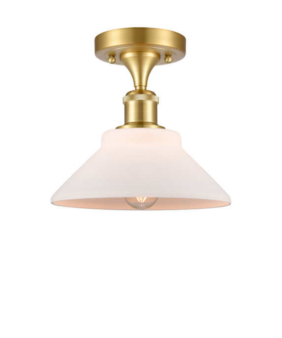 Semi-Flush Mts. Glass Down by Innovations ( 405 | 516-1C-SG-G131-LED Ballston ) 