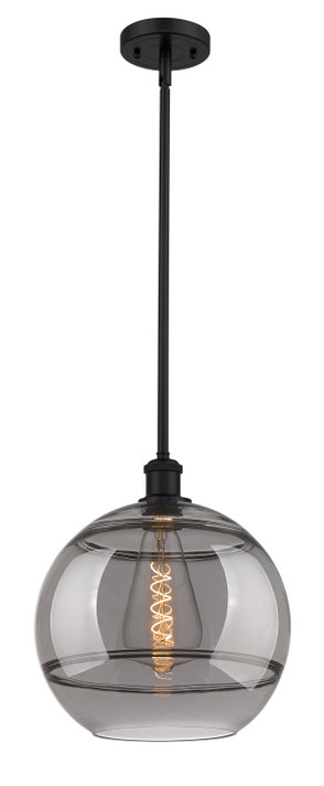 Mini Pendants Glass Down by Innovations ( 405 | 516-1S-BK-G556-12SM Ballston ) 