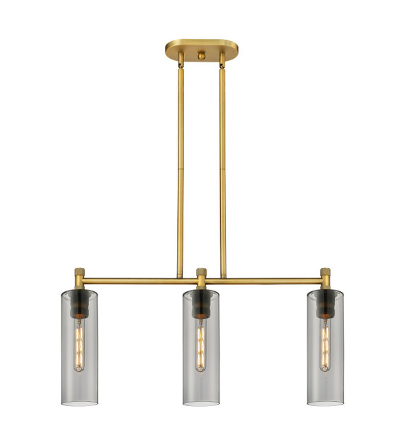 Linear/Island 3 Light Bar by Innovations ( 405 | 434-3I-BB-G434-12SM Downtown Urban ) 