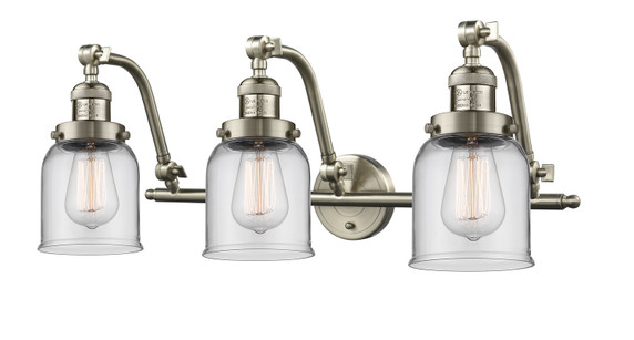 Bathroom Fixtures Three Lights by Innovations ( 405 | 515-3W-SN-G52 Franklin Restoration ) 