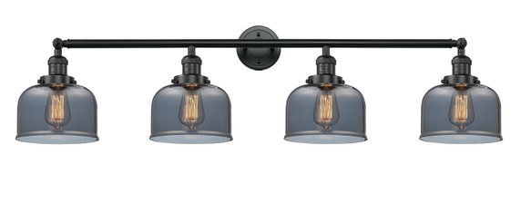 Bathroom Fixtures Four Lights by Innovations ( 405 | 215-BK-G73 Franklin Restoration ) 