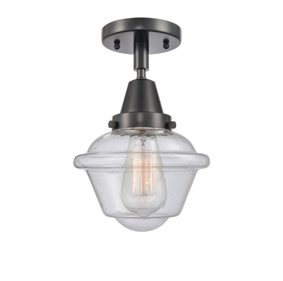 Semi-Flush Mts. Glass Down by Innovations ( 405 | 447-1C-BK-G534 Caden ) 