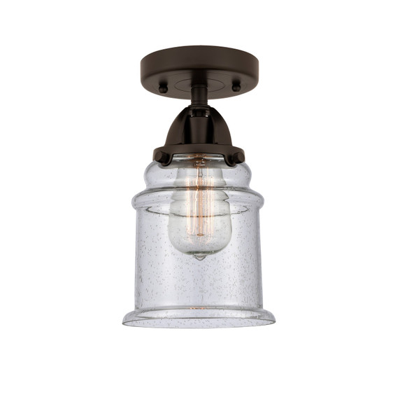 Semi-Flush Mts. Glass Down by Innovations ( 405 | 288-1C-OB-G184-LED Nouveau 2 ) 