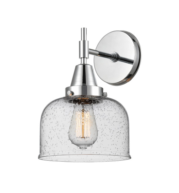 Sconces Single Glass by Innovations ( 405 | 447-1W-PC-G74-LED Caden ) 