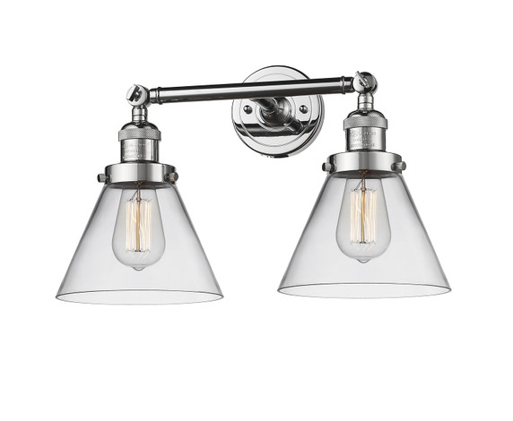 Bathroom Fixtures Two Lights by Innovations ( 405 | 208-PC-G42 Franklin Restoration ) 