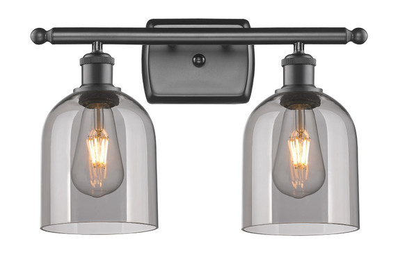 Bathroom Fixtures Two Lights by Innovations ( 405 | 516-2W-OB-G558-6SM Ballston ) 