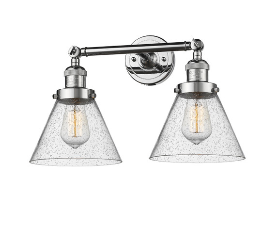 Bathroom Fixtures Two Lights by Innovations ( 405 | 208-PC-G44 Franklin Restoration ) 