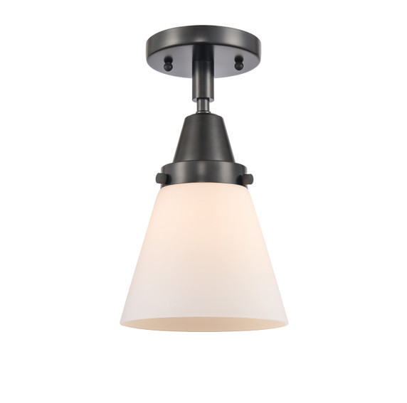 Semi-Flush Mts. Glass Down by Innovations ( 405 | 447-1C-BK-G61 Caden ) 