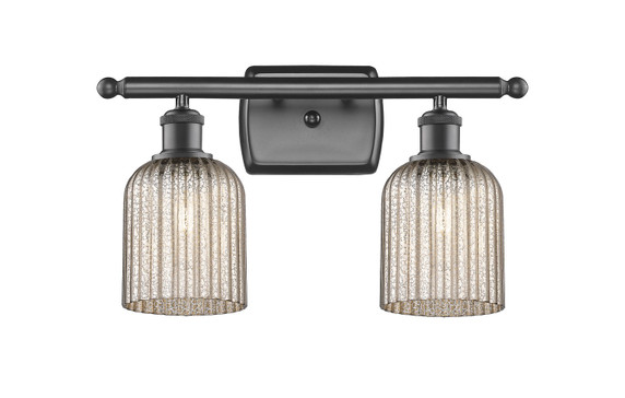 Bathroom Fixtures Two Lights by Innovations ( 405 | 516-2W-OB-G559-5ME Ballston ) 