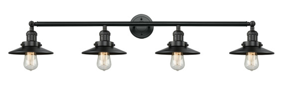 Bathroom Fixtures Four Lights by Innovations ( 405 | 215-BK-M6 Franklin Restoration ) 