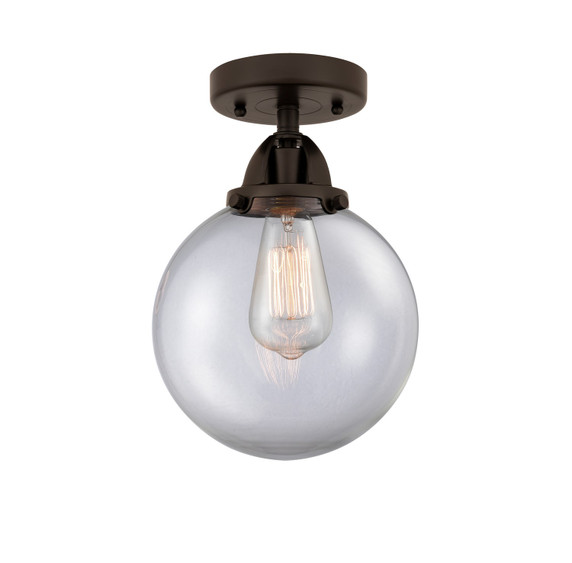 Semi-Flush Mts. Glass Down by Innovations ( 405 | 288-1C-OB-G202-8-LED Nouveau 2 ) 