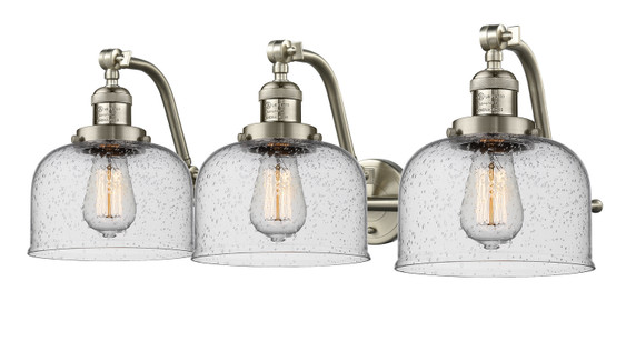 Bathroom Fixtures Three Lights by Innovations ( 405 | 515-3W-SN-G74 Franklin Restoration ) 