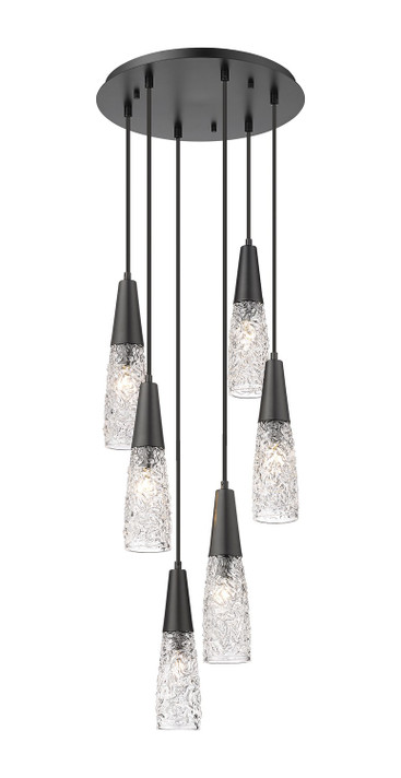 Pendants Multi-port/Cascade by Innovations ( 405 | 322-6P-BK-G322-3CL Amherst Brook ) 