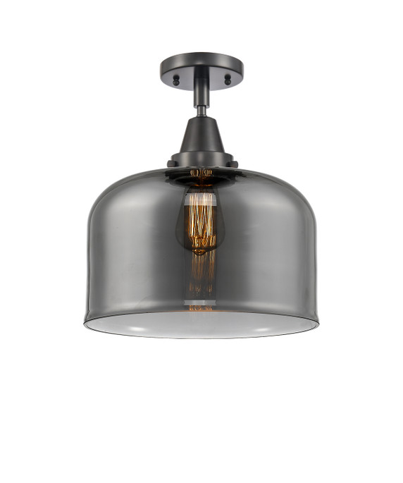 Semi-Flush Mts. Glass Down by Innovations ( 405 | 447-1C-BK-G73-L-LED Caden ) 