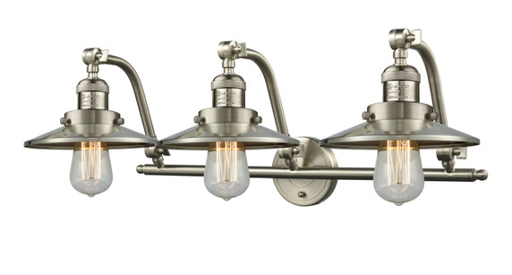 Bathroom Fixtures Three Lights by Innovations ( 405 | 515-3W-SN-M2 Franklin Restoration ) 