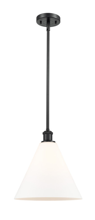 Pendants Glass Down by Innovations ( 405 | 516-1S-BK-GBC-121-LED Ballston ) 