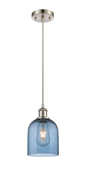 Mini Pendants Glass Down by Innovations ( 405 | 516-1P-SN-G558-6BL Ballston ) 