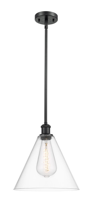 Pendants Glass Down by Innovations ( 405 | 516-1S-BK-GBC-122-LED Ballston ) 