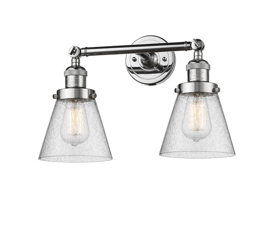 Bathroom Fixtures Two Lights by Innovations ( 405 | 208-PC-G64-LED Franklin Restoration ) 