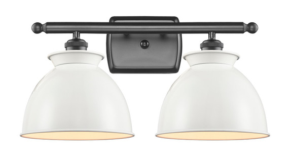 Bathroom Fixtures Two Lights by Innovations ( 405 | 516-2W-OB-M14-W Ballston ) 