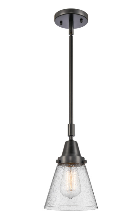 Mini Pendants Glass Down by Innovations ( 405 | 447-1S-BK-G64-LED Caden ) 