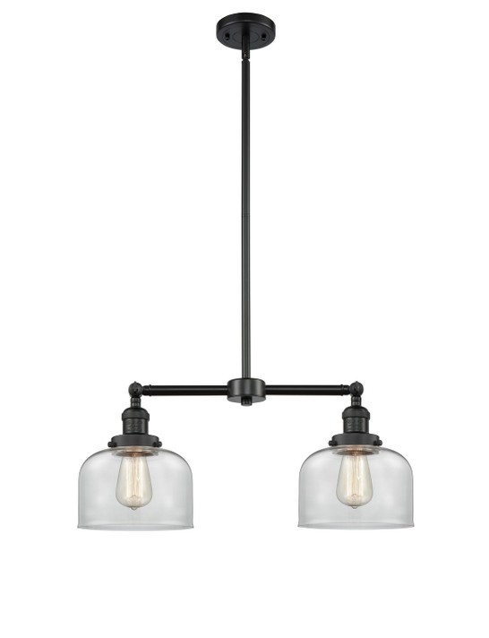 Mid. Chandeliers Glass Down by Innovations ( 405 | 209-BK-G72-LED Franklin Restoration ) 