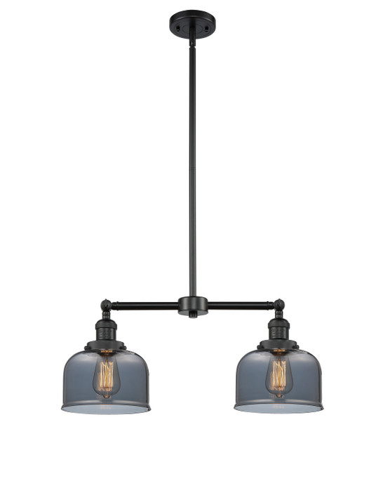 Mid. Chandeliers Glass Down by Innovations ( 405 | 209-BK-G73 Franklin Restoration ) 