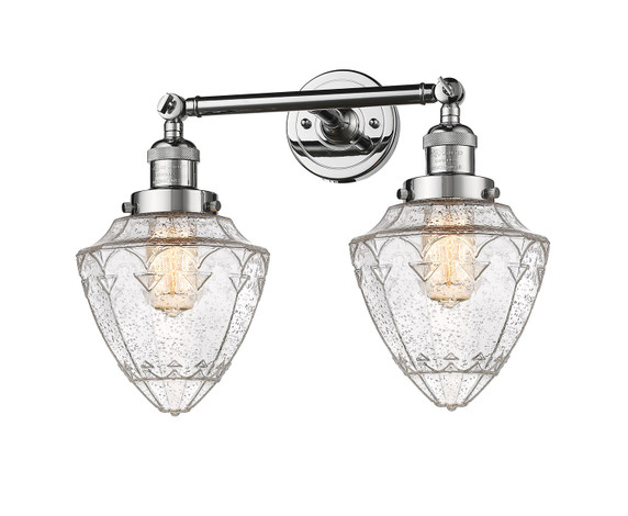 Bathroom Fixtures Two Lights by Innovations ( 405 | 208-PC-G664-7-LED Franklin Restoration ) 