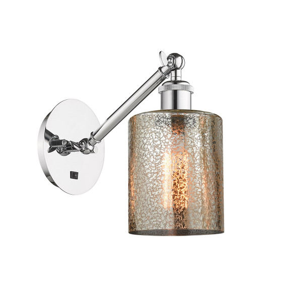 Sconces Single Glass by Innovations ( 405 | 317-1W-PC-G116 Ballston ) 