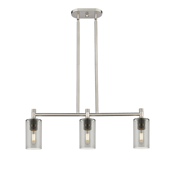 Linear/Island 3 Light Bar by Innovations ( 405 | 434-3I-SN-G434-7SM Downtown Urban ) 