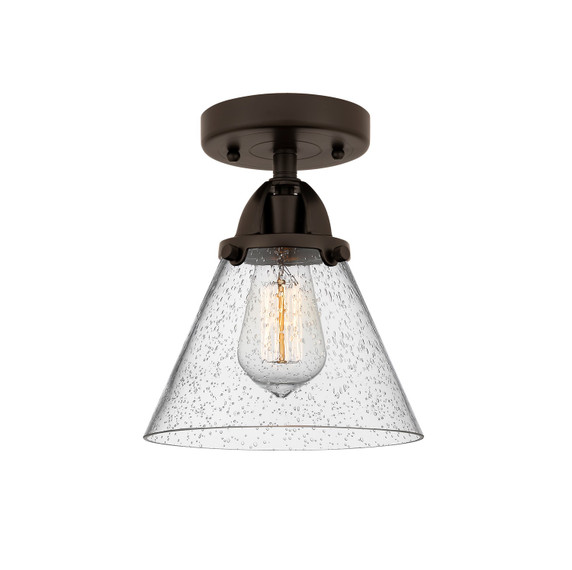 Semi-Flush Mts. Glass Down by Innovations ( 405 | 288-1C-OB-G44-LED Nouveau 2 ) 