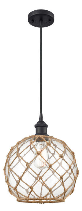 Pendants Glass Down by Innovations ( 405 | 516-1P-BK-G122-10RB-LED Ballston ) 