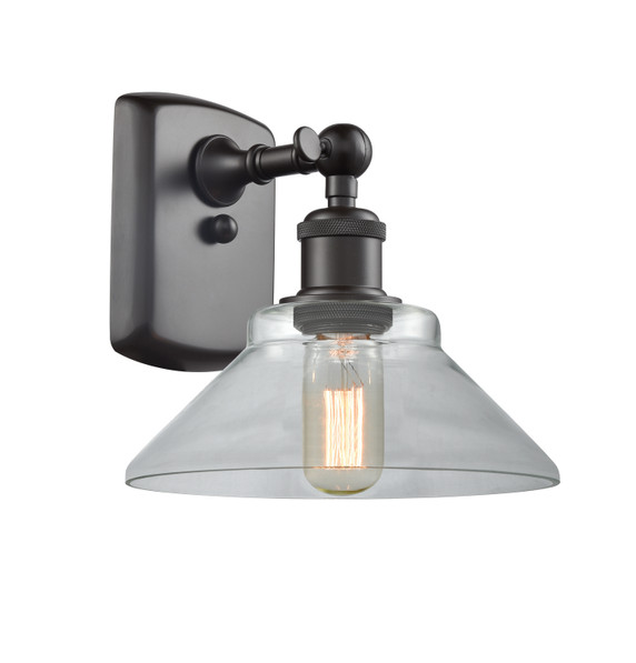 Sconces Single Glass by Innovations ( 405 | 516-1W-OB-G132 Ballston ) 