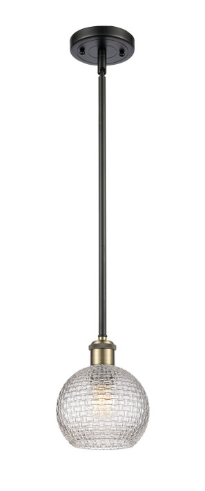 Mini Pendants Glass Down by Innovations ( 405 | 516-1S-BAB-G122C-6CL Ballston ) 