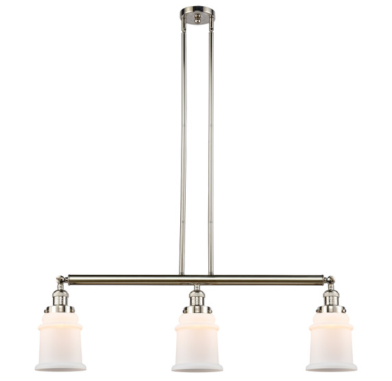 Linear/Island 3 Light Bar by Innovations ( 405 | 213-PN-G181-LED Franklin Restoration ) 
