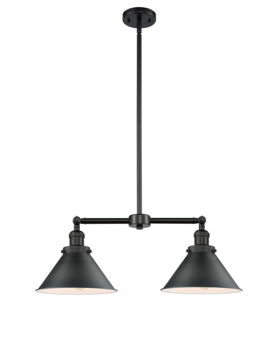 Linear/Island 2 Light Bar by Innovations ( 405 | 209-BK-M10-BK-LED Franklin Restoration ) 