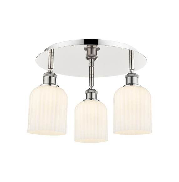 Semi-Flush Mts. Multi-port/Cluster by Innovations ( 405 | 516-3C-PN-G559-5GWH Downtown Urban ) 
