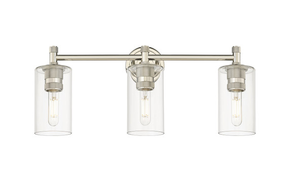 Bathroom Fixtures Three Lights by Innovations ( 405 | 434-3W-PN-G434-7CL Downtown Urban ) 