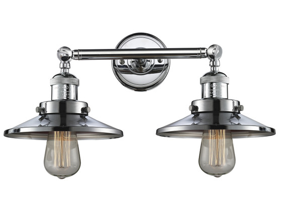 Bathroom Fixtures Two Lights by Innovations ( 405 | 208-PC-M7-LED Franklin Restoration ) 