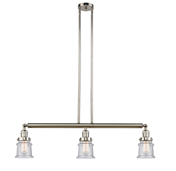 Linear/Island 3 Light Bar by Innovations ( 405 | 213-PN-G184S-LED Franklin Restoration ) 